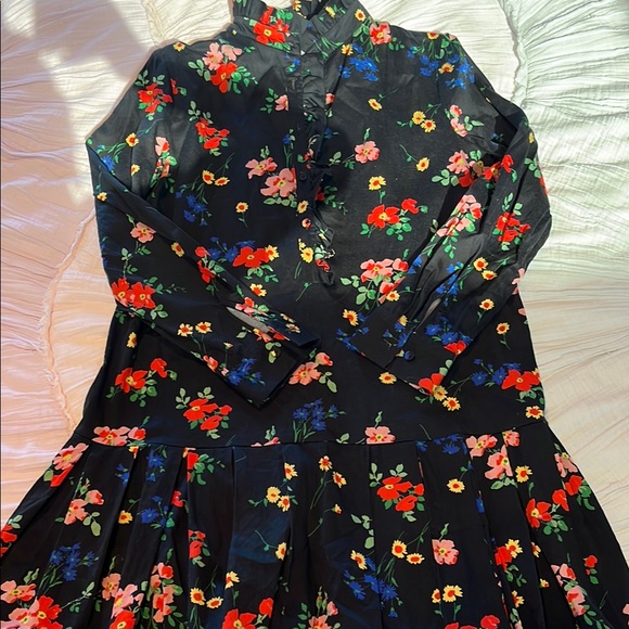 Tuckernuck Dresses & Skirts - Tuckernuck Black Dress with Colorful Floral Design